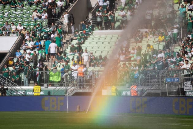 Sport Bilder des Tages Palmeiras x Fortaleza SaO PAULO, SP - 02.08.2026: PALMEIRAS X FORTALEZA - Match between Palmeiras and Fortaleza, first leg of the round of 16 of the Copa do Brasil, held this Sunday afternoon (02) at Nubank Parque in Sao Paulo, SP. (Photo: Rodilei Morais Fotoarena) x2992642x  RodileixMorais