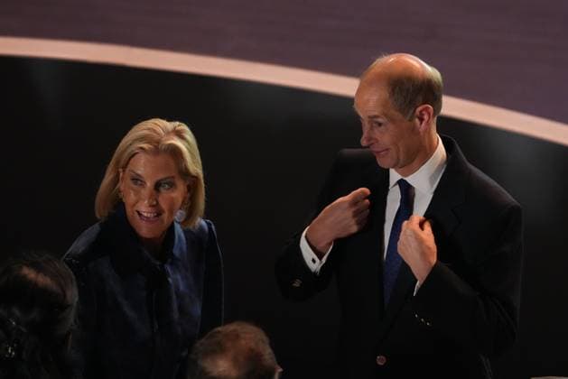 HRH Prince Edward, Duke of Edinburgh & Sophie, Duchess of Edinburgh in the Royal Box. Glasgow 2026 Commonwealth Games, Day Eleven, Glasgow, Scotland, UK - 02 Aug 2026Glasgow Scotland United Kingdom  Copyright: xStuartxWallace Shutterstockx 17032190c
