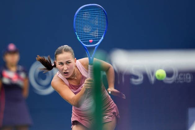 National Bank Open 2026 - Day 2 TORONTO, CANADA - AUGUST 2 : Kamilla Rakhimova of Uzbekistan in action against Venus Williams of the United States in the round of 128 during the WTA, Tennis Damen 1000 National Bank Open in Toronto, Ontario, Canada on August 2, 2026. Mert Alper Dervis Anadolu Toronto Canada. Editorial use only. Please get in touch for any other usage.  Copyright: x2026xAnadoluxMertxAlperxDervisx