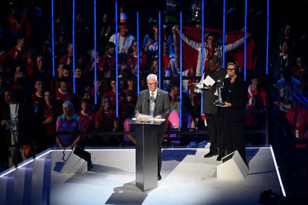 COM26 CLOSING CEREMONY, The Closing Ceremony of the Glasgow 2026 Commonwealth Games at The Hydro in Glasgow, Scotland, Sunday, August 2, 2026. ( NO ARCHIVING, EDITORIAL USE ONLY GLASGOW UNITED KINGDOM  Copyright: xLUKASxCOCHx 20260803173542237513