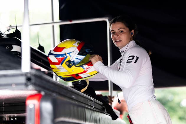 AUTO - IMSA - ROAD AMERICA 2026 WADOUX DUCELLIER Lilou (fra), AF Corse, Ferrari 296 GT3 Evo, portrait during the Motul SportsCar Endurance Grand Prix, 8th round of the 2026 IMSA WeatherTech SportsCar Championship, from July 31 to August 2, 2026 on the Road America Circuit in Elkhart Lake, Wisconsin, United States of America - Elkhart LakeUnited States  Copyright: xFabrizioxBoldonix