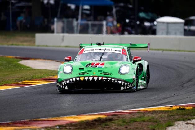 AUTO - IMSA - ROAD AMERICA 2026 77 KING Harry (gbr), TANDY Nick (gbr), AO Racing, Porsche 911 GT3 R (992.2), action during the Motul SportsCar Endurance Grand Prix, 8th round of the 2026 IMSA WeatherTech SportsCar Championship, from July 31 to August 2, 2026 on the Road America Circuit in Elkhart Lake, Wisconsin, United States of America - Elkhart LakeUnited States  Copyright: xFabrizioxBoldonix