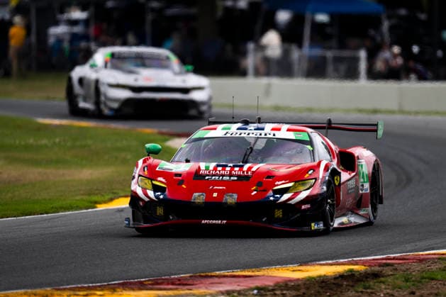 AUTO - IMSA - ROAD AMERICA 2026 21 FUOCO Antonio (ita), MANN Simon (gbr), WADOUX DUCELLIER Lilou (fra), AF Corse, Ferrari 296 GT3 Evo, action during the Motul SportsCar Endurance Grand Prix, 8th round of the 2026 IMSA WeatherTech SportsCar Championship, from July 31 to August 2, 2026 on the Road America Circuit in Elkhart Lake, Wisconsin, United States of America - Elkhart LakeUnited States  Copyright: xFabrizioxBoldonix