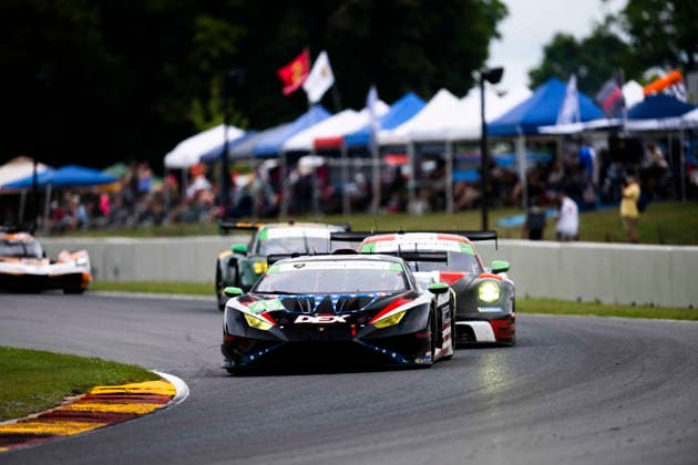 AUTO - IMSA - ROAD AMERICA 2026 45 DOYLE Graham (usa), FORMAL Danny (crc), HINDMAN Trent (usa), Wayne Taylor Racing, Lamborghini Huracan GT3 Evo 2, action during the Motul SportsCar Endurance Grand Prix, 8th round of the 2026 IMSA WeatherTech SportsCar Championship, from July 31 to August 2, 2026 on the Road America Circuit in Elkhart Lake, Wisconsin, United States of America - Elkhart LakeUnited States  Copyright: xFabrizioxBoldonix
