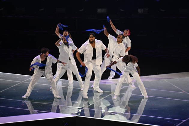 COM26 CLOSING CEREMONY, Diversity perform during the Closing Ceremony of the Glasgow 2026 Commonwealth Games at The Hydro in Glasgow, Scotland, Sunday, August 2, 2026. ( NO ARCHIVING, EDITORIAL USE ONLY GLASGOW UNITED KINGDOM  Copyright: xLUKASxCOCHx 20260803161684609199