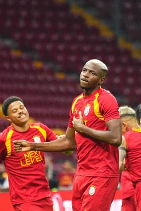 ISTANBUL, TURKEY - AUGUST 2: Victor Osimhen of Galatasaray during the during the pre-season friendly match between Galatasaray SK and Rennes at Rams Park Stadium on August 2, 2026 in Istanbul, Turkey. Istanbul Turkey Copyright: xSeskimphotox GSaray-Rennes-020826 (32)