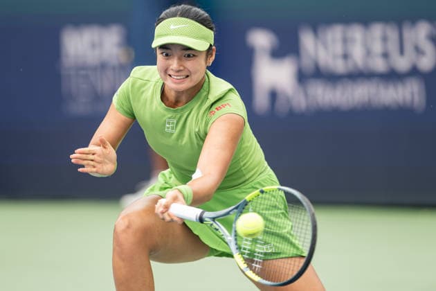 August 2, 2026, Washington, D.C, U.S: ALEXANDRA EALA hits a forehand during the womenÃ¢â‚¬â ¢s singles final against Jessica Pegula at the Rock Creek Tennis Center. Washington U.S - ZUMAg196 20260802_zap_g196_006 Copyright: xKylexGustafsonx