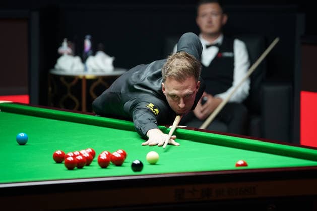SHANGHAI, CHINA - AUGUST 02: Judd Trump of England plays a shot in the Final match against Kyren Wilson of England on Day 7 of the 2026 Snooker Shanghai Masters at Luwan Gymnasium on August 2, 2026 in Shanghai, China.  Copyright: xTaixChengzhex 111657774396