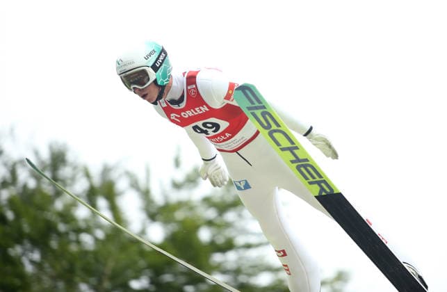 FIS Ski jumping, Skispringen, Ski, nordisch World Cup in Wisla 2026 Poland Lukas Haagen seen in action during the individual competition of the FIS Ski Jumping World Cup in Wisla 2026. Wisla Poland Copyright: xDamianxKlamkax xSOPAxImagesx D_KLAMKA_020826_227
