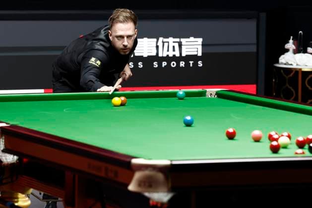 SHANGHAI, CHINA - AUGUST 02: Judd Trump of England plays a shot in the Final match against Kyren Wilson of England on Day 7 of the 2026 Snooker Shanghai Masters at Luwan Gymnasium on August 2, 2026 in Shanghai, China.  Copyright: xChinaxNewsxServicex 111657844015