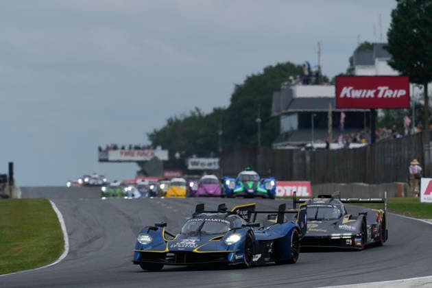 August 2, 2026, Elkhart Lake, Wisconsin, USA: The 23 Aston Martin Valkyrie GTP, driven by Ross Gunn and Roman De Angelis during the IMSA 6 hour sportscar race at Road America. IMSA, Road America  - ZUMAd212 20260802_zsp_d212_002 Copyright: xRichardxDolex