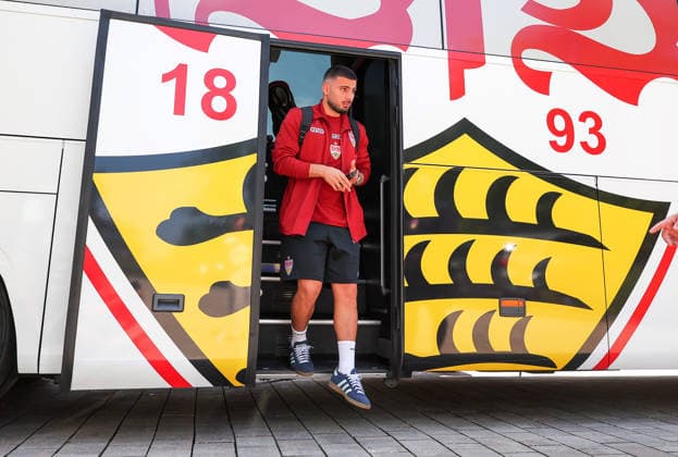 03.08.2026, Deutschland, Grassau, Fußball Bundesliga, Saison 2026 2027, Trainingslager VfB Stuttgart, Deniz Undav *** August 3, 2026, Germany, Grassau, Bundesliga, 2026–2027 season, VfB Stuttgart training camp, Deniz Undav