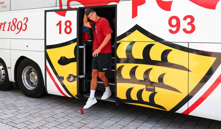 03.08.2026, Deutschland, Grassau, Fußball Bundesliga, Saison 2026 2027, Trainingslager VfB Stuttgart, Chema *** August 3, 2026, Germany, Grassau, Bundesliga, 2026–2027 season, VfB Stuttgart training camp, Chema