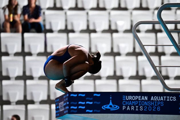 European Aquatics Championship 2026 - Preliminary Women s 10m Platform Illustration during the preliminary women s 10m platform at the European Aquatics Championship on August 3rd, 2026 in Saint Denis, Paris, France. Photo by Tomas Stevens ABACAPRESS.COM Saint Denis France  Copyright: xStevensxTomas ABACAx