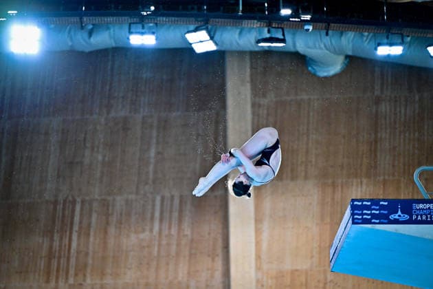 European Aquatics Championship 2026 - Preliminary Women s 10m Platform Elena Wassen from Germany during the preliminary women s 10m platform at the European Aquatics Championship on August 3rd, 2026 in Saint Denis, Paris, France. Photo by Tomas Stevens ABACAPRESS.COM Saint Denis France  Copyright: xStevensxTomas ABACAx