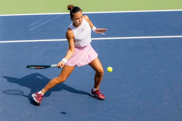 Warsaw T-Mobile Polish Open 2026 Yue Yuan on the first day of the WTA, Tennis Damen 125 Warsaw T-Mobile Polish Open tennis tournament in Warsaw, Poland, on 3 August 2026. Warsaw Poland  Copyright: xAndrzejxIwanczukx originalFilename:iwanczuk-warsawtm260803_nplke.jpg