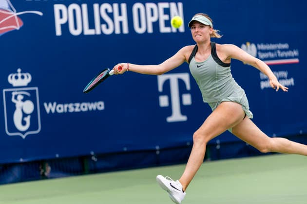 Warsaw T-Mobile Polish Open 2026 Linda Fruhvirtova on the first day of the WTA, Tennis Damen 125 Warsaw T-Mobile Polish Open tennis tournament in Warsaw, Poland, on 3 August 2026. Warsaw Poland  Copyright: xAndrzejxIwanczukx originalFilename:iwanczuk-warsawtm260803_npfDm.jpg
