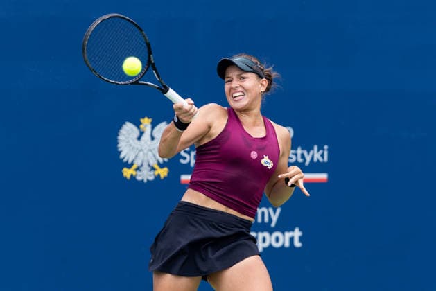 Warsaw T-Mobile Polish Open WTA, Tennis Damen 125 Weronika Falkowska during Warsaw T-Mobile Polish Open WTA 125 tennis tournament in Warsaw, Poland, on August 3, 2026 Warsaw Poland  Copyright: xFotoxOlimpikx originalFilename:jastrzebowski-warsawtm260803_np5zn.jpg
