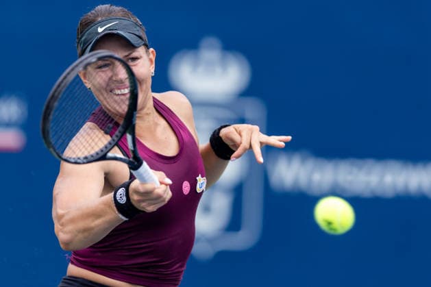 Warsaw T-Mobile Polish Open WTA, Tennis Damen 125 Weronika Falkowska during Warsaw T-Mobile Polish Open WTA 125 tennis tournament in Warsaw, Poland, on August 3, 2026 Warsaw Poland  Copyright: xFotoxOlimpikx originalFilename:jastrzebowski-warsawtm260803_npzwm.jpg