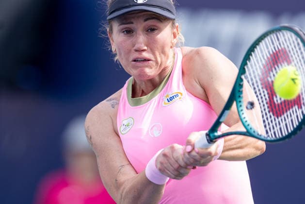 Warsaw T-Mobile Polish Open WTA, Tennis Damen 125 Katarzyna Kawa during Warsaw T-Mobile Polish Open WTA 125 tennis tournament in Warsaw, Poland, on August 3, 2026 Warsaw Poland  Copyright: xFotoxOlimpikx originalFilename:jastrzebowski-warsawtm260803_npSI5.jpg