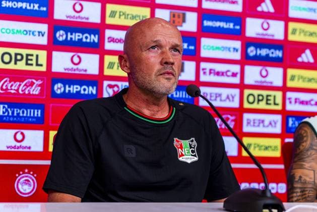 Football, Champions League qualifiers, NEC Nijmegen, press conference