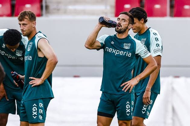 Athens , 03-08-2026 , Stadio Georgios Karaiskakis , third qualifying round of the Champions League , season 2026 2027 , training NEC in Athens , picture shows , Dusan Tadic Training NEC Athens  x205434996x Copyright: