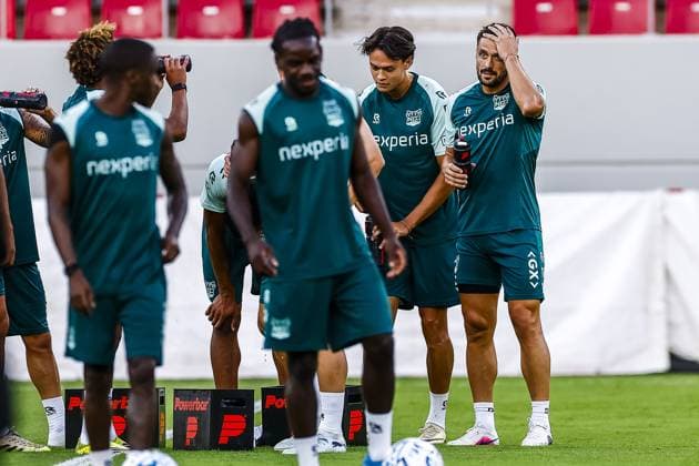 Athens , 03-08-2026 , Stadio Georgios Karaiskakis , third qualifying round of the Champions League , season 2026 2027 , training NEC in Athens , picture shows , Dusan Tadic Training NEC Athens  x205434997x Copyright: