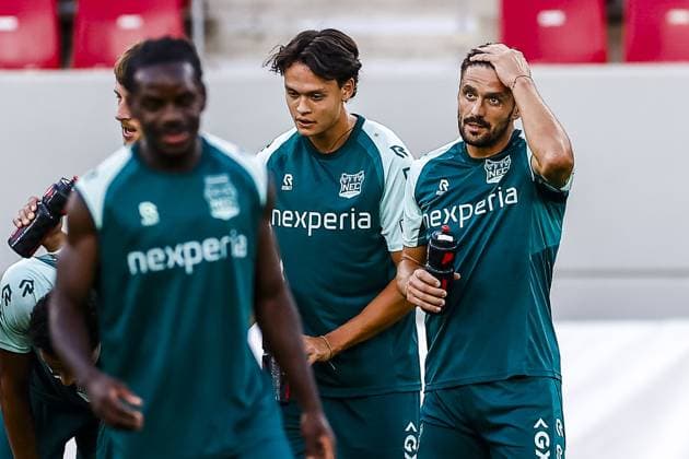Athens , 03-08-2026 , Stadio Georgios Karaiskakis , third qualifying round of the Champions League , season 2026 2027 , training NEC in Athens , picture shows , Dusan Tadic Training NEC Athens  x205435096x Copyright: