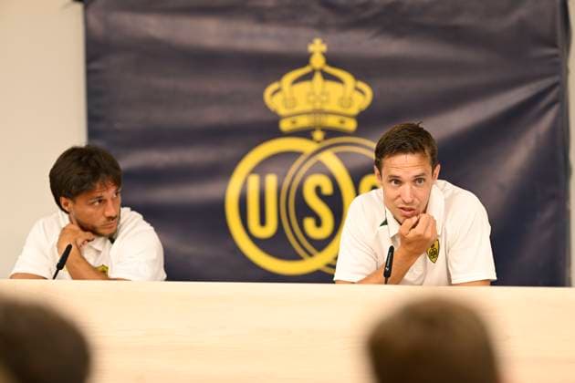 Football, Champions League qualifiers, Royale Union Saint-Gilloise, press conference