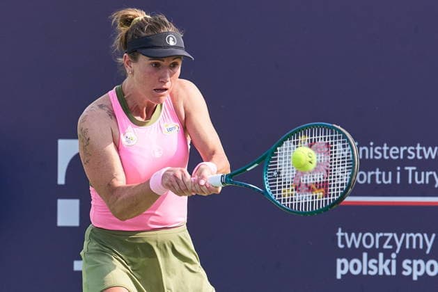 Warszawa 03.08.2026. Tenis. WTA, Tennis Damen 125 Warsaw T-Mobile Polish Open, day 2, Warsaw, Poland --- Tenis. Turniej WTA 125 Warsaw T-Mobile Polish Open, dzien 2, Warszawa Persons shown : Katarzyna Kawa (POL) Fot. Dominika Chmura Arena Akcji NEWSPIX.PL --- newspix.pl POLAND OUT! 