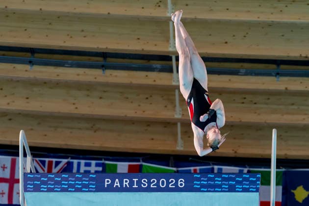 France, Paris, Centre Aquatique Olympique Metropole du Grand Paris, 03.08.2026, European Aquatics Championships Artistic Swimming, Day 3, Women™s 10m Platform Final, Pauline Alexandra Pfeif of Germany, Photo by Eibner Pressefoto Tino Henschel European Aquatics Championships Artistic Swimming, Day 3, Women™s 10m Platform Final Paris *** France, Paris, Centre Aquatique Olympique Metropole du Grand Paris, August 3, 2026, European Aquatics Championships – Artistic Swimming, Day 3, Women’s 10m Platform Final, Pauline Alexandra Pfeif of Germany, Photo by Eibner Pressefoto Tino Henschel European Aquatics Championships Artistic Swimming, Day 3, Women’s 10m Platform Final, Paris Copyright: xEibnerxPressefotox