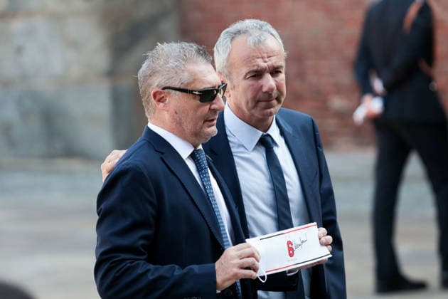 IPA87228974 - Milan: Franco Baresi™s Funeral at the Basilica of Sant™Ambrogio Pictured: Daniele Massaro  Copyright: xFrancescoxEnriquezx xPoolxEnriquezxPiaggesix 0863315699st