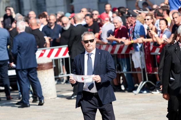 IPA87228975 - Milan: Franco Baresi™s Funeral at the Basilica of Sant™Ambrogio Pictured: Daniele Massaro  Copyright: xFrancescoxEnriquezx xPoolxEnriquezxPiaggesix 0863315700st