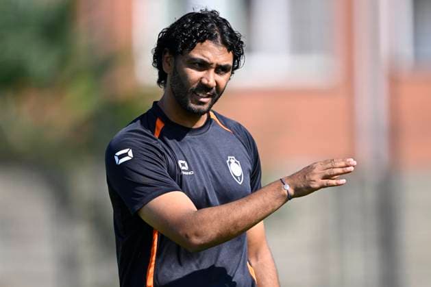 Antwerp FC presents new signing head coach Compper Marvin ANTWERPEN, BELGIUM - AUGUST 04 : New signing head coach of Antwerp FC Compper Marvin leads his first training at the Bosuil stadium training grounds on August 04, 2026 in Antwerpen, Belgium, 04 08 2026 Antwerpen Belgium  Copyright: xNicoxVereeckenx