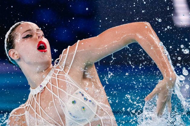 Iris Tio Casas of Spain competes in the Artistic Swimming Women s Solo Technical Final during the European Aquatics Championships at the Olympic Aquatic Center in Paris (France), August 4, 2026. Andrea Staccioli