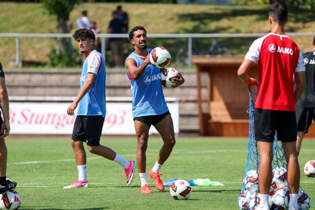 Football, Bundesliga 1, VfB Stuttgart, training camp in Grassau
