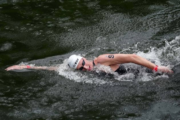 Open Water, Men s 10km, Florian WELLBROCK from Germany, gold medal at the European Aquatics Championships Paris 2026, Paris, August 04, 2026 .  Copyright: xGianxMattiaxD Alberto LaPressex