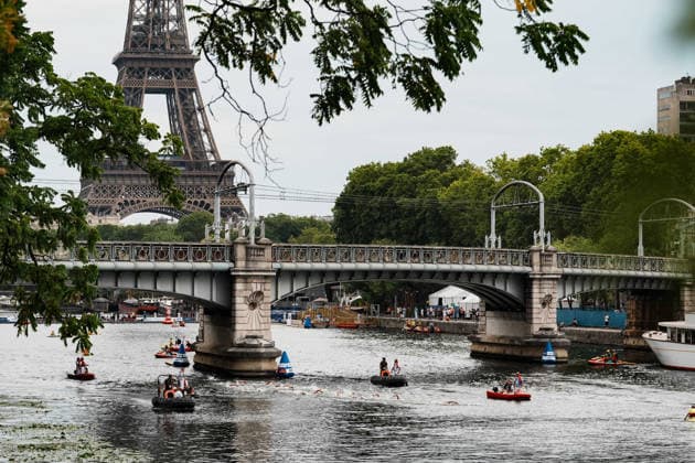 Open Water, Men s 10km, , gold medal at the European Aquatics Championships Paris 2026, Paris, August 04, 2026 .  Copyright: xGianxMattiaxD Alberto LaPressex