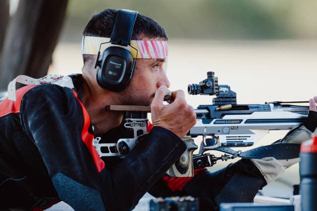 VARIOUS SPORTS - World Championship, WM, Weltmeisterschaft 2026 WIENER NEUSTADT,AUSTRIA,04.AUG.26 - VARIOUS SPORTS - CISM World Championship 2026, military pentathlon. Image shows Stefan Doerflinger (AUT).  GEPAxpictures xAlexanderxSolc
