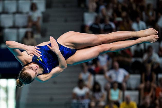 260804 Elna Widerström of Sweden competes in women s diving 3m springboard preliminary during day five of the 2026 European Aquatics Championships on August 4, 2026 in Saint-Denis. Photo: Joel Marklund BILDBYRAN kod JM JM0830 bbeng simhopp diving 2026 european aquatics championships em dam Sverige Sweden *** August 4, 2026: Elna Widerström of Sweden competes in the women’s 3-meter springboard diving preliminaries on day five of the 2026 European Aquatics Championships on August 4, 2026 in Saint-Denis. Photo by Joel Marklund, BILDBYRAN, code JM JM0830 bbeng diving 2026 European Aquatics Championships women s Sweden  Copyright: JOELxMARKLUND BB260804JM002