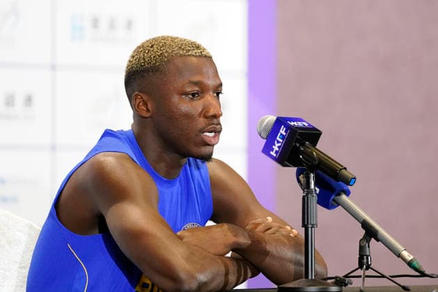 HONGKONG-SOCCER FOOTBALL-FEST Moises Caicedo of Chelsea Football Club at Pre-Match press conference, PK, Pressekonferenz at Kai Tan Stadium during the Hong Kong Football Festival 2026 in Hong Kong, August 4, 2026. NEXPHER Vernon Yuen HONG KONG