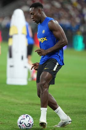 Hong Kong Football Festival 2026: Chelsea Football Club Danny Welbeck of Chelsea Football Club during open training at Kai Tan Stadium during the Hong Kong Football Festival 2026 on August 4, 2026 in Hong Kong. (Photo by Ellan Mad Nexpher Images) Hong Kong