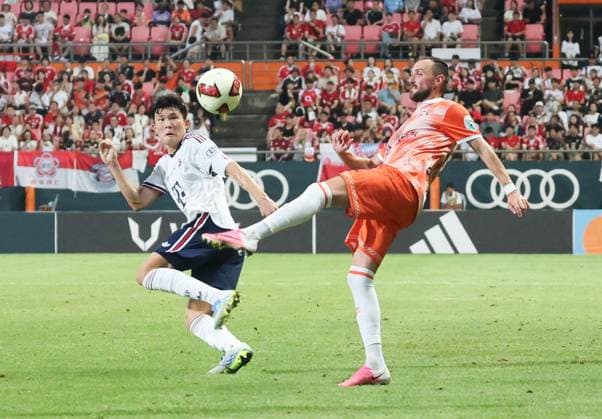 SKO, Kim Min-jae (FC Bayern Muenchen 3), SK Jeju vs. FC Bayern Muenchen,Testspiel, Suedostasien-Reise, Saison 2026-27, 04.08.2026 *** SKO, Kim Min-jae FC Bayern Munich 3, SK Jeju vs. FC Bayern Munich, Friendly Match, Southeast Asia Tour, 2026–27 Season, April 8, 2026 Copyright: xEibner-Pressefotox EP_JNL