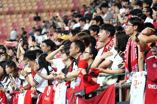 SKO, Suedkoreaner sind echte Bayern-Fans, SK Jeju vs. FC Bayern Muenchen,Testspiel, Suedostasien-Reise, Saison 2026-27, 04.08.2026 *** SKO, South Koreans Are True Bayern Fans, SK Jeju vs. FC Bayern Munich, Friendly Match, Southeast Asia Tour, 2026–27 Season, April 8, 2026 Copyright: xEibner-Pressefotox EP_JNL