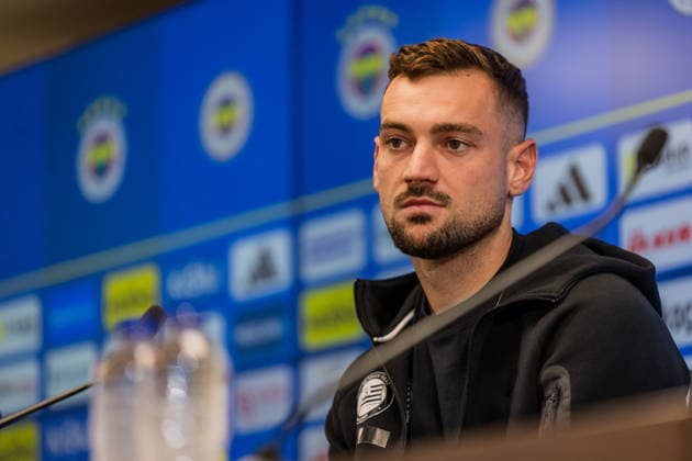 SOCCER - UEFA CL, Fenerbahce vs Sturm ISTANBUL,TURKEY,04.AUG.26 - SOCCER - UEFA Champions League, qualification, Fenerbahce Istanbul vs Sturm Graz, preview, press conference, PK, Pressekonferenz Sturm. Image shows Juergen Heil (Sturm).  GEPAxpictures xMatthiasxTrinkl