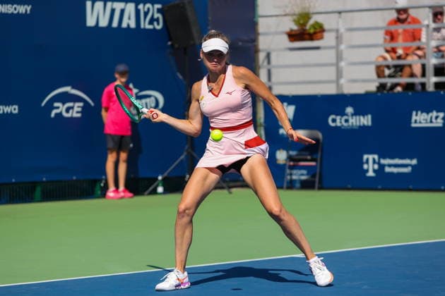 WARSZAWA 04.08.2026 TURNIEJ WTA, Tennis Damen 125 WARSAW T-MOBILE POLISH OPEN - RUNDA 32 --- TENNIS TOURNAMENT WTA 125 WARSAW T-MOBILE POLISH OPEN - ROUND 32 LINDA KLIMOVICOVA FOT. ANNA KLEPACZKO FOTOPYK NEWSPIX.PL --- newspix.pl 