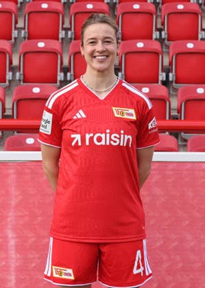 Anna Aehling ; 1.FC Union Berlin FCU Fußball 1.BL Bundesliga Frauen Damen Porträttermin Saison 2026 2027 Headshot, Porträt, Portrait, Vorstellung, Präsentation, Pressetermin, GER 04.08.2026 *** Anna Aehling 1 FC Union Berlin FCU Soccer 1 BL Bundesliga Women s League Portrait Session 2026–2027 Season Headshot, Portrait, Introduction, Presentation, Press Event, GER 04 08 2026