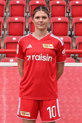 Eileen Campbell ; 1.FC Union Berlin FCU Fußball 1.BL Bundesliga Frauen Damen Porträttermin Saison 2026 2027 Headshot, Porträt, Portrait, Vorstellung, Präsentation, Pressetermin, GER 04.08.2026 *** Eileen Campbell 1 FC Union Berlin FCU Soccer 1 BL Women s Bundesliga Women s Team Photo Shoot 2026–2027 Season Headshot, Portrait, Introduction, Presentation, Press Event, GER 04 08 2026
