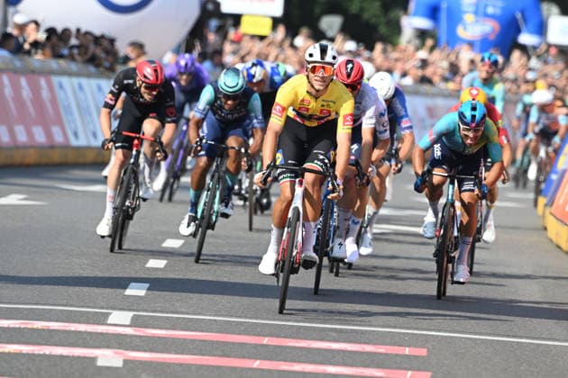 04-08-2026 Tour De Pologne; Tappa 02 Miedzyzdroje - Szczecin; 2026, Lidl - Trek; 2026, Xds - Astana; Milan, Jonathan; Malucelli, Matteo; Szczecin; 