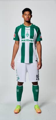 1.BL, Porträttermin 2026 2027 Salim Musah; SV Werder Bremen; Bremen Bremen Deutschland *** 1 BL, Photo Shoot 2026 2027 Salim Musah SV Werder Bremen Bremen Bremen Germany Copyright: xWerderxBremenxviaxNordphotox